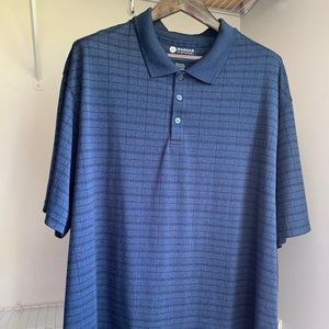 Haggar Polo 3X Blue Golf Shirt